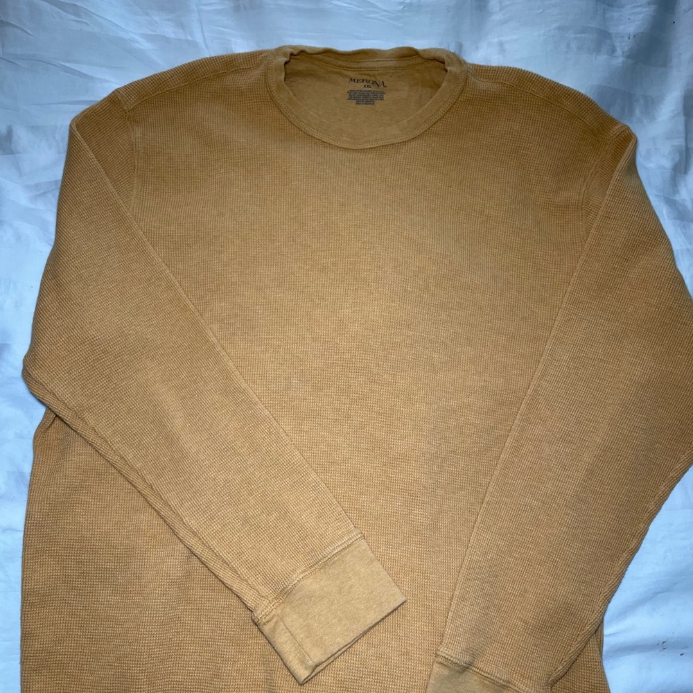 Merona Men’s Long Sleeve Crew Neck Thermal Sweater